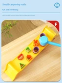 Montessori Gökkuşağı Perküsyon Masa Oyuncak - Çiçek Rengi - 4