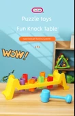 Montessori Gökkuşağı Perküsyon Masa Oyuncak - Çiçek Rengi - 7
