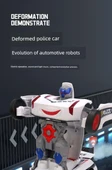 Otomatik Dönüşen Rabarba Araba Robot Oyuncak - Standart Model, Bataryalı - 7