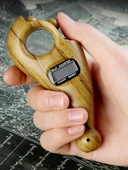 Yaşlılar için Beyin Egzersizi Oyuncak Puzzle - Işıklı Büyük Ekran ve Zamanlı [Kızıl Sandal Ağacı Rengi] - 2