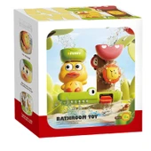 Çocuk Banyo Oyuncak Hediye Seti - Sevimli Çirkin Ördek Müzikli Vantuzlu + Yeşil Ördek Su Kamyonu - 6
