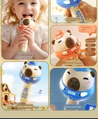 Çocuk Karaoke Mikrofon Oyuncak - Kapibara Mavi - Bluetooth USB thumbnail 9