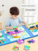 Manyetik Çocuk Puzzle - Sevimli Hayvanlar [0-3 Yaş] - 3