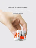 Rubik Küpü Parmak Ucu Yapı Blokları Seti - Klasik Model - 6