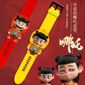 Nezha Anime Çocuk Dijital Saat - Kırmızı Nezha + Sarı Nezha, Geri Çekilebilir, Pilli - 8
