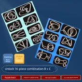 Zeka Oyuncak Seti - Zeka Çıkarımı B + C (16 Parça) thumbnail 1