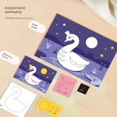 Manyetik Puzzle Seti - Hayvanlar, Okyanus, Trafik, Dinozorlar, Kuşlar, Prenses - 72 Parça - 5