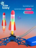 Roket Fırlatıcı Oyuncak - Gelişmiş Işıklı Model, 30m (3 Işıklı Roket) - 2