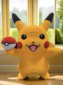 60cm Pikachu Yapı Taşları Puzzle (Yapı Taşı Çekiç Hediyeli) - 3