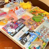 Müzikli Sürpriz Oyuncak Kutusu - 120 Delikli [Yıldız Sanrio] - 5 Bebek + 5 Nadir Kart - 7