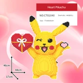60cm Pikachu Yapı Taşları Puzzle (Yapı Taşı Çekiç Hediyeli) - 11