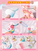 Çocuk Puzzle Sticker Kendin Yap Oyuncak Seti - 287 Parça Değerli Set Saklama Kutulu ve Araçlı - 3