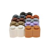 LEGO 30136 Orta Ten Rengi 1x2 Dalga Çit Tuğla - 2