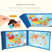 Manyetik Dünya Haritası Puzzle - Orta Huarong Yolu - 5