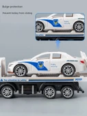 Polis Kurtarma Çekici, Çift Kapılı Polis Arabası ve 5 Parça Oyuncak Bebek BT0209 - 3