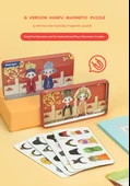 Hanedan Manyetik Puzzle - Hanedan Elbise Giydirme (16 Parça) - 10