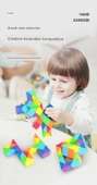 Rubik Yılan Küpü 72 Parça Gökkuşağı Renkli (Kalınlaştırılmış) - 8