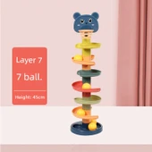 Müzikli Halkalı Kule Oyunu - 7 Katmanlı - 7 Toplu - 1