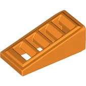 LEGO 1x2 Koyu Turuncu Izgara Eğim Yüzey Parçaları - 1