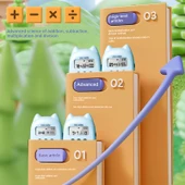 Deli YQ100-2 Çocuklar için Zeka Geliştirme Oyuncak Bilgisayar - Pembe (Pilsiz) - 3