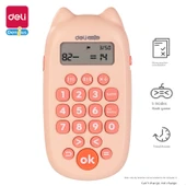 Deli YQ100-2 Çocuklar için Zeka Geliştirme Oyuncak Bilgisayar - Pembe (Pilsiz) - 1