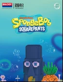 Sünger Bob Yapı Blokları - Ananas Ev + Taş Ev (10 Bebekli) - Kombinasyon Set - 8