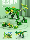 Askeri Model Oyuncak Blok Seti - Dinozor Dünyası 6'sı 1 Arada - 160 Parça - 8