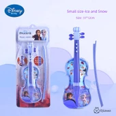 Çocuk Müzik Aleti Oyuncak Gitar Ukulele Başlangıç - Karlar Ülkesi Küçük Boy Keman - 1