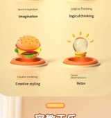 Hamburger Sihirli Fasulye + 4. Seviye Huarong Yolu - Düşünme Eğitimi Seti thumbnail 10