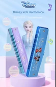 Frozen Elsa Metal Armonika - 10 Delikli - Frozen Blues Armonika - 8