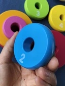 Ahşap Renkli Kule Oyuncak - Büyük Boy Gökkuşağı Kule - 4