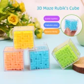 Kare 3D Boncuk Labirent Küp Oyuncak (Rastgele Renk) - 1