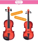 Reçineli Çocuk Kemanı - 3702A Açık Renk - 10