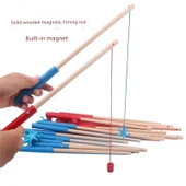 Manyetik Balık Tutma Oyuncak Seti - 40cm Olta Çift Amaçlı Kancalı - 2