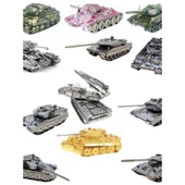 Titanyum Alaşımlı Leopard Tankı Model Seti - 6