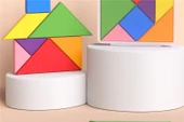 Ahşap Tangram - Banknot ve Madeni Para Seti - 9
