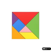 Ahşap Tangram - Banknot ve Madeni Para Seti - 3