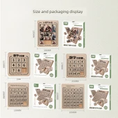 Manyetik Dijital Klotski Puzzle Oyunu - 5. ve 6. Derece Dijital Huarong Yolu - 6