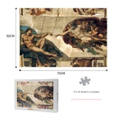 1000 Parça Yetişkin Puzzle - Adem'in Yaratılışı 100-151 thumbnail 1