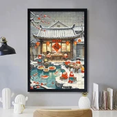 Nezha Puzzle Fotoğraf Çerçevesi - İşe Gitmek İstemiyorum - 520 Parça + Çerçeve - 52x38cm Hediye Kutulu - 3