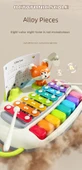 Mini Piyano Oyuncak - Yo yo Tilki Temalı - 16 Delikli Mızıka Hediyeli - 11