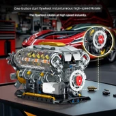 V8 Motor Blok Model Seti - 692 Parça - 8