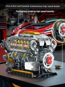 V8 Motor Blok Model Seti - 692 Parça - 4