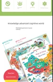 Manyetik Dünya Haritası Puzzle - [Amiral] Büyük Kalınlaştırılmış + Destek + Saklama Çantası + Soru Cevap Kartı - 9