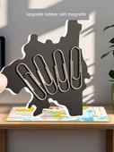 Manyetik Dünya Haritası Puzzle - Orta Boy - Kancalı ve İpli - 4
