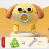 Hayvan Figürlü Yumurta Sallama Oyunu - Köpek Yavrusu + 40 Sarı Top - 1