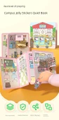 DIY Sessiz Kitap - Çılgın Kızarmış Tavuk Burger Dükkanı (Yıkanabilir/Tekrar Kullanılabilir) - 7