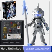 Kahraman Mech Savaşçı Yapı Blokları - Dövüş Giysisi Zhao Yun - 1