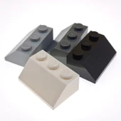 Lego 3038 Beyaz 3x2 Eğimli Yüzey Tuğla - 4