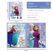 Karlar Ülkesi Manyetik Puzzle - B Stil Çift Açılır (4-6 Yaş) - 1